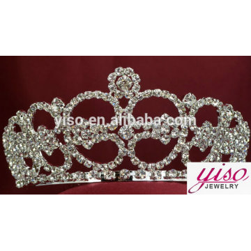 Tiara de la corona de princesa de la decoración del pelo